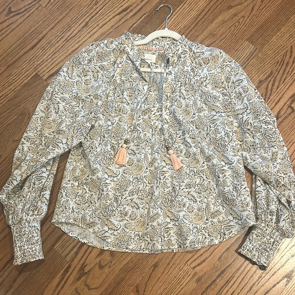 Anthropologie peasant blouse